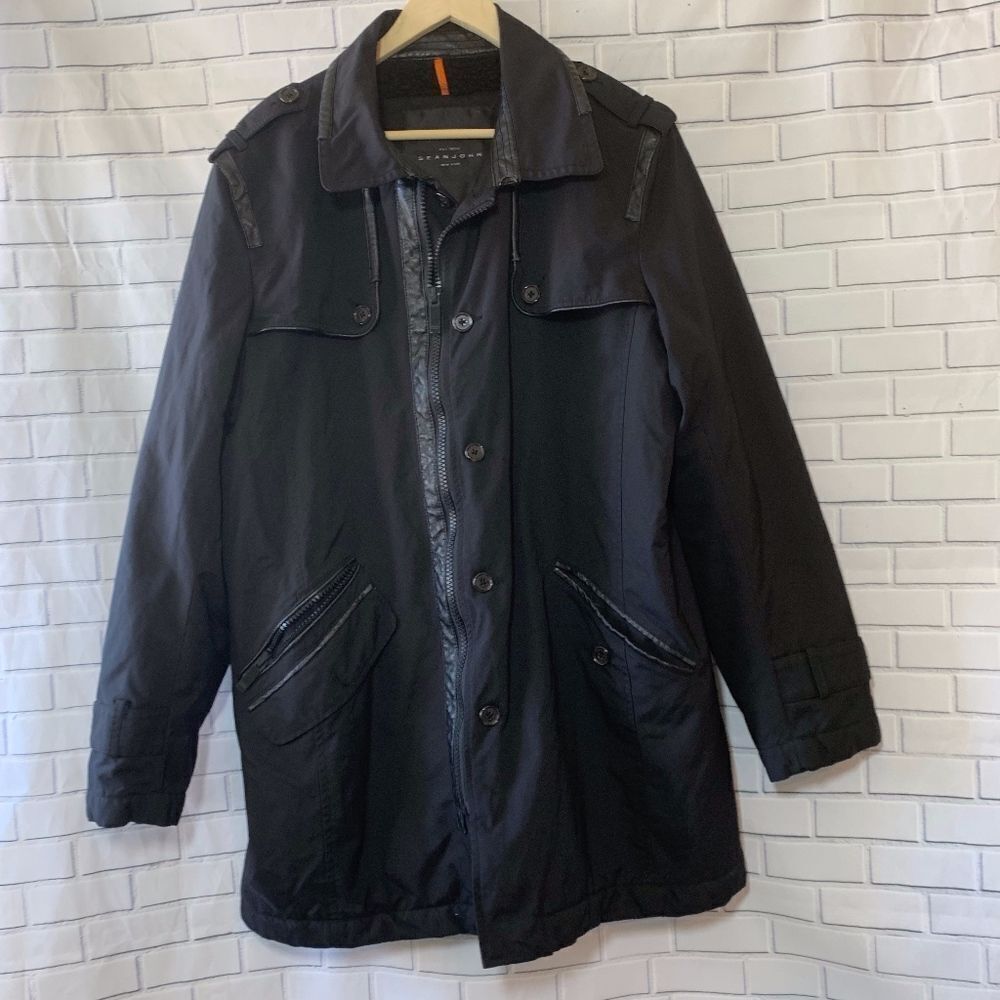 Sean Jean‎ Black Winter Jacket Parka Style Size XL